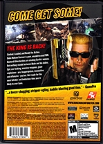 PC Duke Nukem Forever Back CoverThumbnail